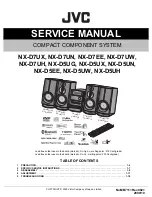 Preview for 1 page of JVC CA-NXD5 Service Manual