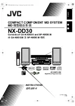 JVC CA-NXDD30 Instructions Manual preview