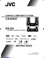 Предварительный просмотр 73 страницы JVC CA-NXG9 Instruction Manual