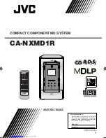 JVC CA-NXMD1R Instructions Manual предпросмотр