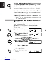 Preview for 34 page of JVC CA-TD77R Instructions Manual