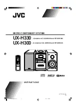 JVC CA-UX300 Instructions Manual предпросмотр