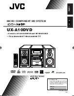 Предварительный просмотр 1 страницы JVC CA-UXA10DVD Instructions Manual