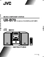 JVC CA-UXB70 Instructions Manual preview