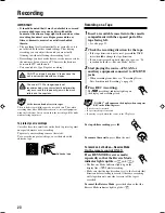 Preview for 26 page of JVC CA-UXB70 Instructions Manual