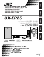 JVC CA-UXEP25 (Spanish) Manual De Instrucciones preview