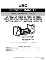 JVC CA-UXF3B Service Manual preview