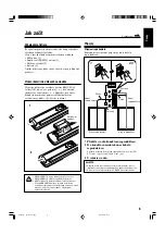 Предварительный просмотр 11 страницы JVC CA-UXG1 (Czech) Instructions Manual