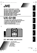 JVC CA-UXG100 (Spanish) Instructions Manual preview