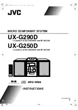 Preview for 1 page of JVC CA-UXG250D Instruction Manual