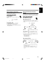 Preview for 19 page of JVC CA-UXG3 Instructions Manual