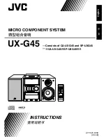 JVC CA-UXG45 Instructions Manual preview