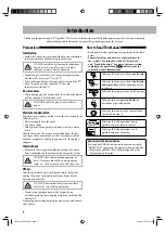 Preview for 4 page of JVC CA-UXG500V Instructions Manual