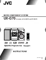 Preview for 46 page of JVC CA-UXG70 Instructions Manual