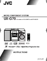 Preview for 89 page of JVC CA-UXG70 Instructions Manual