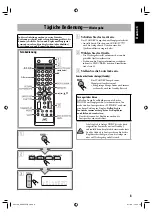 Preview for 15 page of JVC CA-UXG950V (German) Instructions Manual