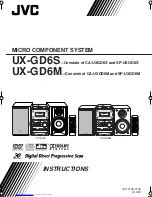 Preview for 48 page of JVC CA-UXGD6M Instructions Manual