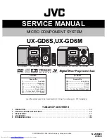 Preview for 1 page of JVC CA-UXGD6M Service Manual