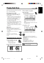 Предварительный просмотр 17 страницы JVC CA-UXH30 Instructions Manual