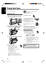 Preview for 20 page of JVC CA-UXH30 Instructions Manual