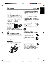 Preview for 21 page of JVC CA-UXH30 Instructions Manual