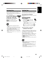 Preview for 25 page of JVC CA-UXH30 Instructions Manual