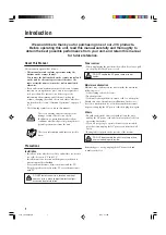 Preview for 4 page of JVC CA-UXHB4 Instructions Manual