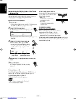 Предварительный просмотр 20 страницы JVC CA-UXL36V Instructions Manual