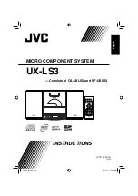JVC CA-UXLS3 Instructions Manual preview