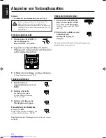 Preview for 20 page of JVC CA-UXM33 (German) Bedienungsanleitung