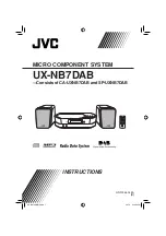 Preview for 1 page of JVC CA-UXNB7DAB Instructions Manual