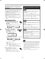 Preview for 16 page of JVC CA-UXP55 Instruction Manual