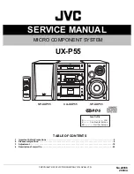 Preview for 1 page of JVC CA-UXP55 Service Manual