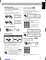 Preview for 17 page of JVC CA-UXS77 Instructions Manual