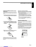 Preview for 9 page of JVC CA-V605T Instruction Manual