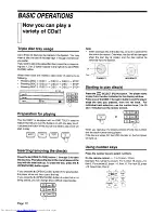 Preview for 16 page of JVC CA-V605T Instruction Manual