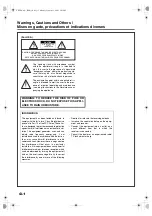 Предварительный просмотр 2 страницы JVC CA-VSDT6 Instructions Manual