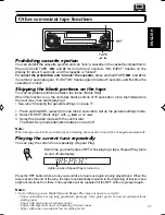 Предварительный просмотр 33 страницы JVC Car Cassette Deck KS-F500 Instructions Manual