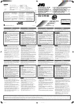 JVC CAR SPEAKER SYSTEM CS-CN100 Instructions preview