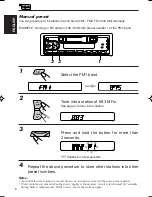 Предварительный просмотр 6 страницы JVC Cassette Receiver KS-FX433R Instructions Manual