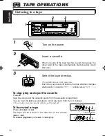 Предварительный просмотр 16 страницы JVC Cassette Receiver KS-FX433R Instructions Manual