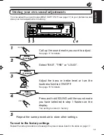 Предварительный просмотр 19 страницы JVC Cassette Receiver KS-FX433R Instructions Manual