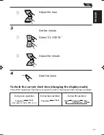 Предварительный просмотр 21 страницы JVC Cassette Receiver KS-FX433R Instructions Manual