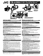 Предварительный просмотр 2 страницы JVC CB-A260 Instructions