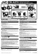 Предварительный просмотр 1 страницы JVC CB-A270 Instructions