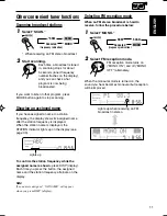 Предварительный просмотр 11 страницы JVC CD/Cassette Receiver KW-XC939 Instruction Manual