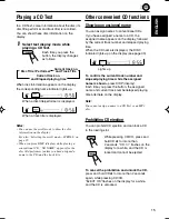 Предварительный просмотр 15 страницы JVC CD/Cassette Receiver KW-XC939 Instruction Manual