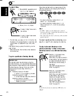 Предварительный просмотр 20 страницы JVC CD/Cassette Receiver KW-XC939 Instruction Manual