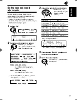 Предварительный просмотр 27 страницы JVC CD/Cassette Receiver KW-XC939 Instruction Manual