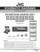 Предварительный просмотр 1 страницы JVC CD Receiver KD-G227 Schematic Diagrams